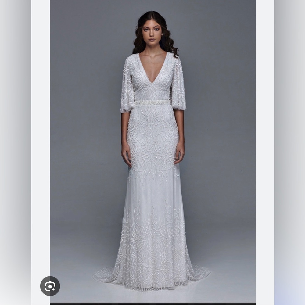 Elegant White Evening Gown